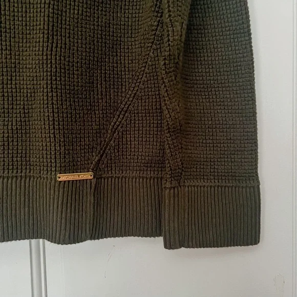 Michael Kors | Women’s Ribbed Pullover Hoodie | M - Picture 8 of 10